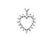 A051-93899: HEART PENDANT .23 TW