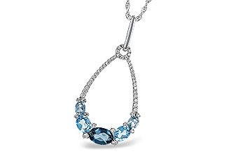 A232-85680: NECK 1.76 BLUE TOPAZ 1.96 TGW