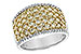 A234-65680: LDS DIA WED RG 1.82 YELLOW DIAS 2.02 TW