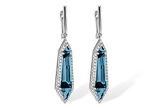 A235-57471: EARR 5.25 LONDON BLUE TOPAZ 5.67 TGW