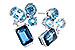 A318-33880: EARR 4.15 BLUE TOPAZ TW 4.19 TGW