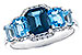 A319-21171: LDS RG 2.15 TW BLUE TOPAZ 2.30 TGW