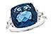 A319-22080: LDS RG 9.00 LONDON BLUE TOPAZ 9.25 TGW (12MM LBT)