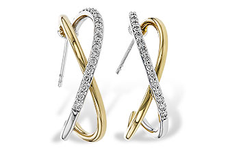 A320-11171: EARRINGS .50 TW
