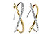 A320-11171: EARRINGS .50 TW