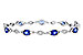 A320-11180: BRACELET 4.02 SAPPHIRE 4.26 TGW (7")