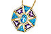 A320-12953: NECKLACE 4.47 SEMI-PREC (BT & AMY) 4.65 TGW