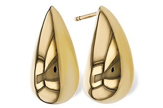 A320-14771: GOLD EARRINGS (20MM)