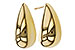 A320-14771: GOLD EARRINGS (20MM)