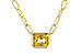 A320-14799: NECKLACE .86 CITRINE (18")