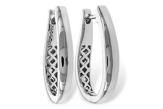A320-14808: GOLD EARRINGS (22MM)
