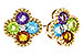 A320-17499: EARRINGS 1.88 SEMI-PREC (AMY,BT,CIT,PER) 1.93 TGW