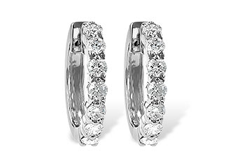 B046-48380: EARRINGS 1.00 CT TW