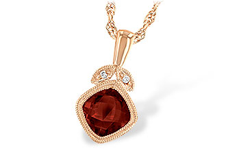 B229-25689: NECK 1.09 GARNET 1.10 TGW