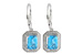 B232-84735: EARR 2.20 BLUE TOPAZ 2.36 TGW