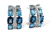 B232-86580: EARR 6.22 BLUE TOPAZ 6.46 TGW