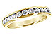 B233-80244: LDS WED RG .75 TW (12 STONES)