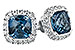 B234-64753: EARR 2.14 LONDON BLUE TOPAZ 2.40 TGW (6MM LBT)