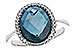 B234-65653: LDS RG 5.31 LONDON BLUE TOPAZ 5.45 TGW