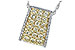 B234-65680: NECK .95 YELLOW DIAS 1.09 TW