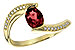 B235-55689: LDS RG .75 GARNET .82 TGW