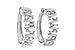 B235-59353: EARR .30 TW BAGUETTE DIAS