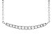 B235-60226: NECKLACE .10 TW (13 STONES)