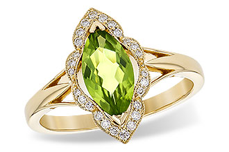 B235-60253: LDS RG .94 PERIDOT 1.05 TGW