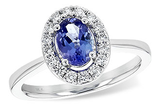 B235-61162: LDS RG .73 TANZANITE .97 TGW