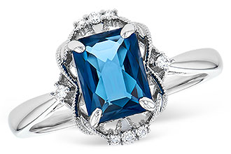 B318-30217: LDS RG 1.70 LONDON BLUE TOPAZ 1.76 TGW