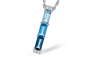 B318-30235: NECK 1.26 BLUE TOPAZ 1.30 TGW