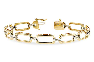 B319-23853: BRACELET .25 TW (7.5" - C234-69326 WITH LARGER LINKS)