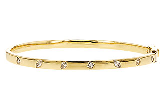 B319-24771: BANGLE .35 TW FANCY CUT DIAMONDS