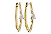 B320-11135: EARRINGS .45 TW PEAR DIAMONDS
