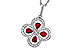 B320-11144: NECKLACE .68 RUBY TW .96 TGW