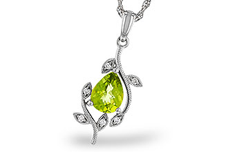 B320-12044: NECKLACE 1.16 PERIDOT 1.21 TGW (8x6MM PER)