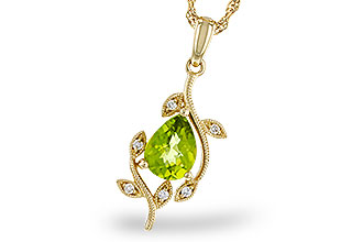 B320-12044: NECKLACE 1.16 PERIDOT 1.21 TGW (8x6MM PER)