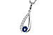B320-14735: NECKLACE .38 SAPP .54 TGW (5x4 SAPP)