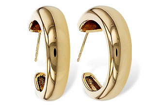 B320-16571: GOLD EARRINGS (20MM)