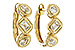 B320-16626: EARRINGS .42 TW FANCY CUT DIAS