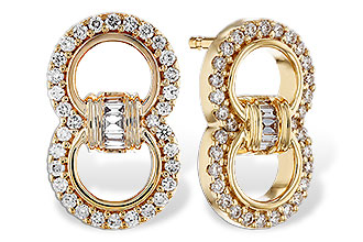 B321-00189: EARRINGS .05 TW BAGS .28 TW