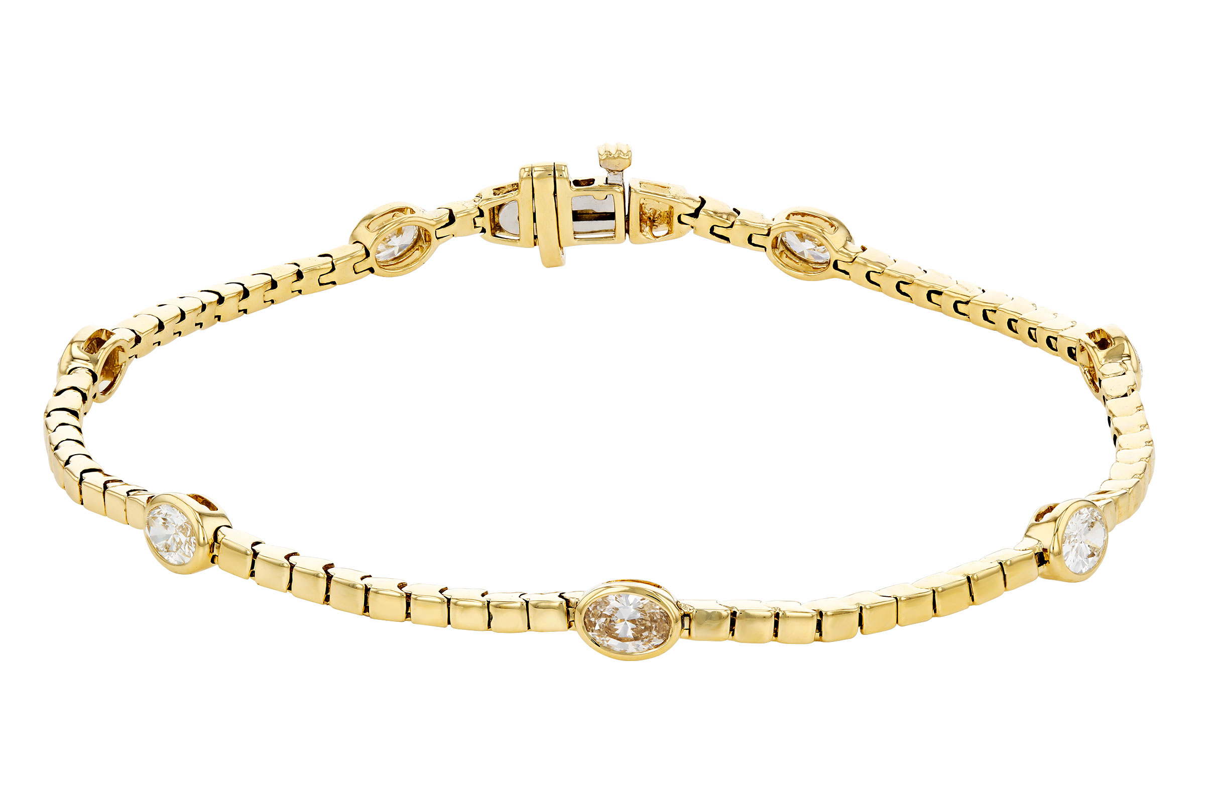 B321-02062: BRACELET 1.30 TW OVAL DIA (7")