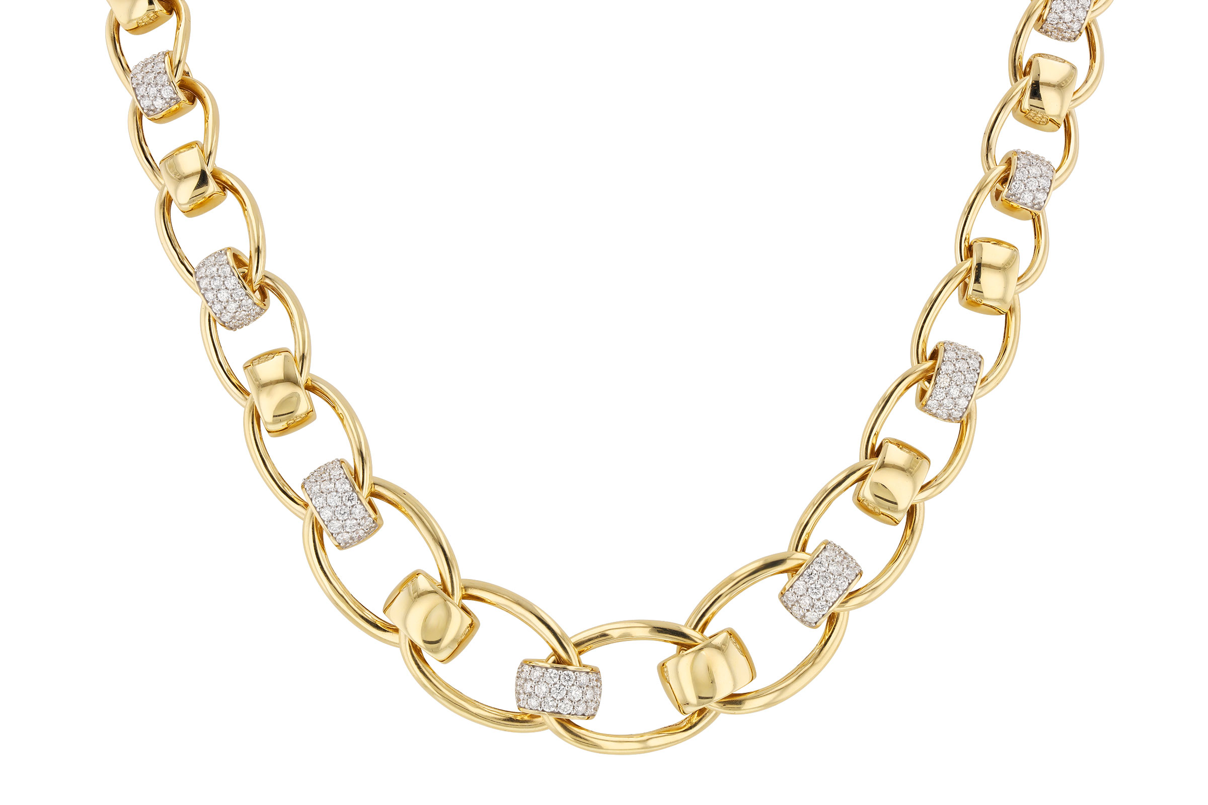 B321-02080: NECKLACE 2.00 TW (17")