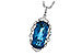 C235-55644: NECK 6.70 LONDON BLUE TOPAZ 6.81 TGW