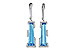 C235-55717: EARR 6.12 TW BLUE TOPAZ 6.33 TGW