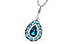 C235-58435: NECK 2.55 TW BLUE TOPAZ 2.65 TGW