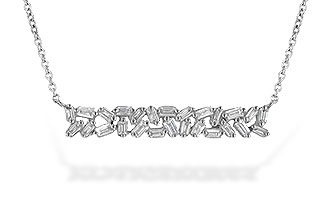 C235-59280: NECK .24 TW BAGUETTES