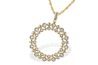 C235-59289: NECKLACE .12 TW