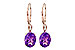 C235-62917: EARR 2.85 TW AMETHYST 2.90 TGW (9x7MM AMY)