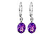 C235-62917: EARR 2.85 TW AMETHYST 2.90 TGW (9x7MM AMY)